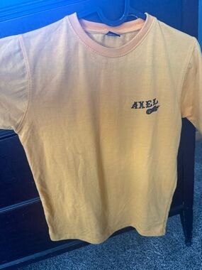 Axel Yellow Short Sleeve Tee - Axel